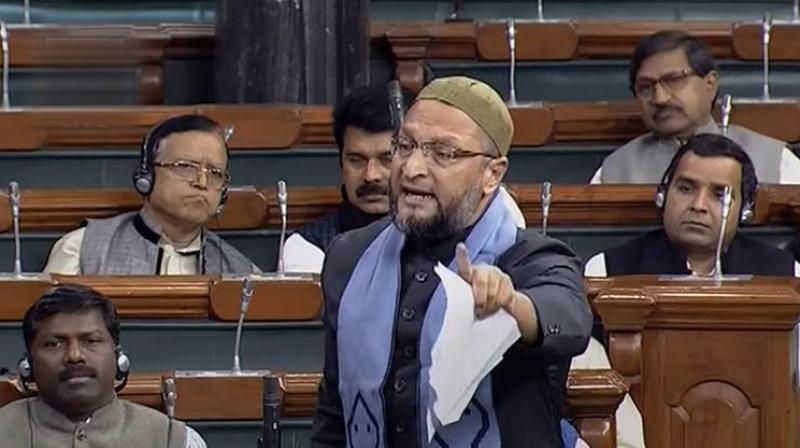 Asaduddin Owaisi slams center on Triple Talaq Bill Asaduddin Owaisi slams center on Triple Talaq Bill