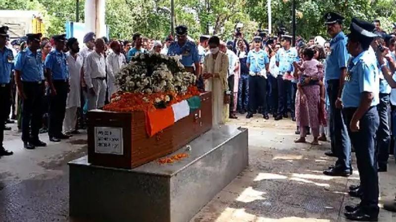MiG-21 crash: Wing Commander Mohit Rana cremated with state honours MiG-21 crash: Wing Commander Mohit Rana cremated with state honours