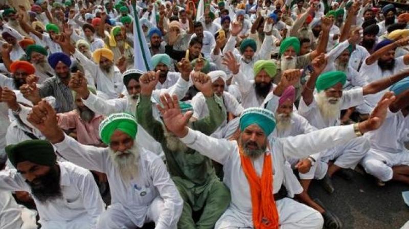 Farmers protest Farmers protest