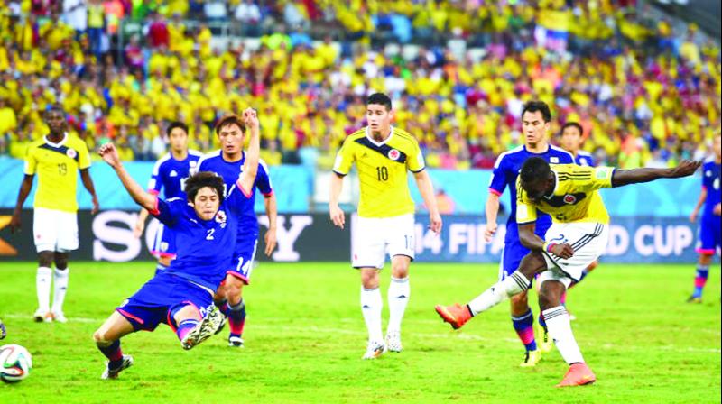 Match Between Japan and Colombia Match Between Japan and Colombia