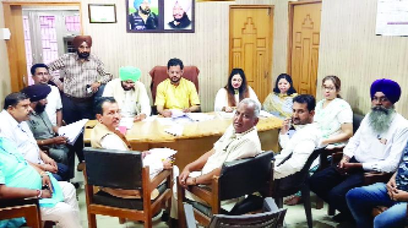 MLA Surjit Singh Dhiman With Others MLA Surjit Singh Dhiman With Others