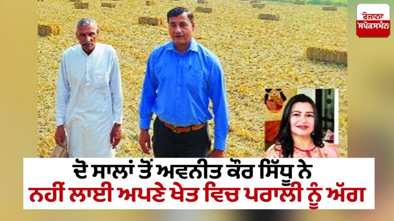 Avneet Kaur Sidhu did not set fire to the stubble in her field Avneet Kaur Sidhu did not set fire to the stubble in her field