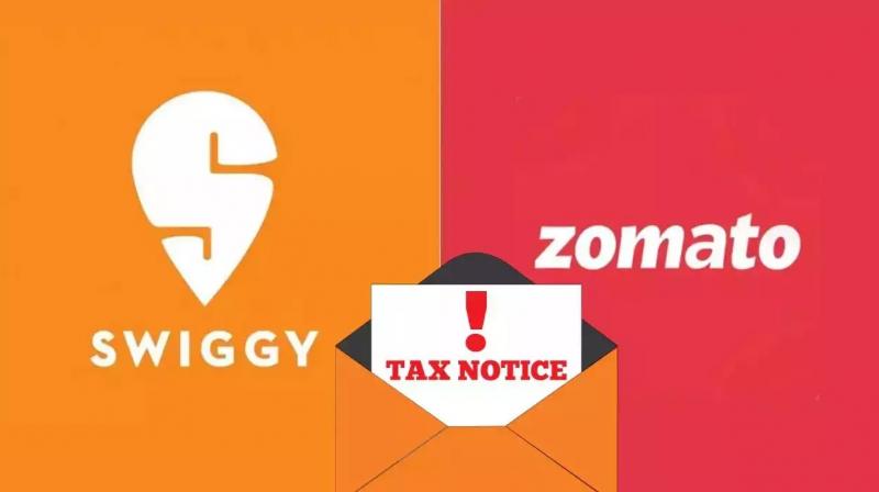 GST notice to Zomato and Swiggy GST notice to Zomato and Swiggy