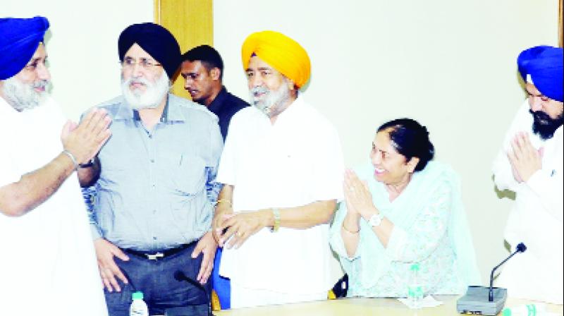 During the meeting Sukhbir Singh Badal discussed