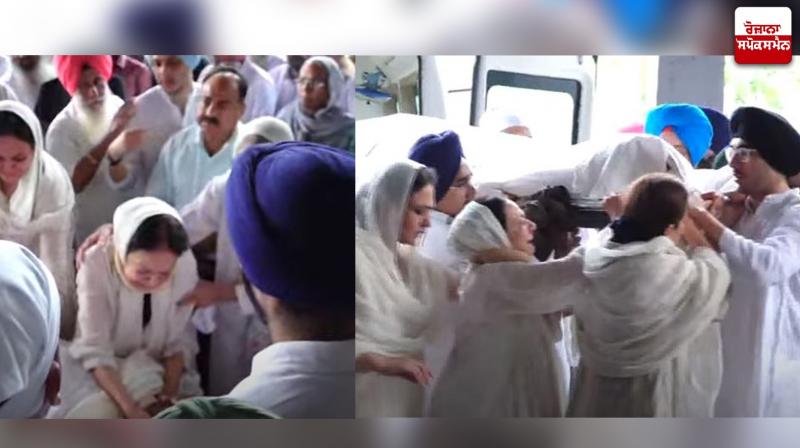 In a sad atmosphere, S. Funeral of Joginder Singh Ji In a sad atmosphere, S. Funeral of Joginder Singh Ji