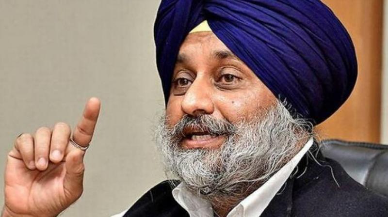 Sukhbir Badal slammed the Congress