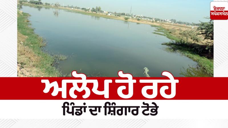 Beautification ponds of disappearing village Beautification ponds of disappearing village