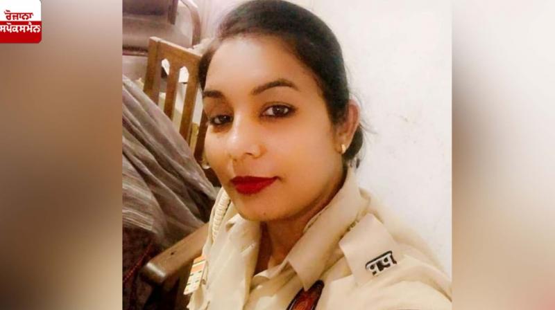 Woman constable died in a road accident