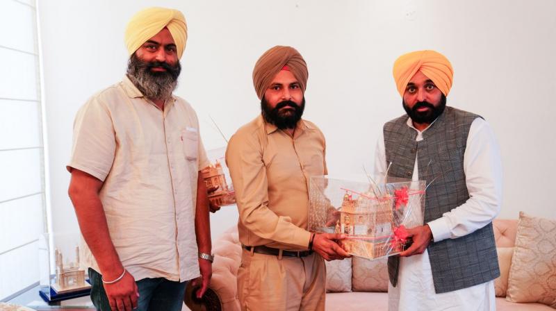 CM Bhagwant Mann Honours Conductor, Driver Of PRTC