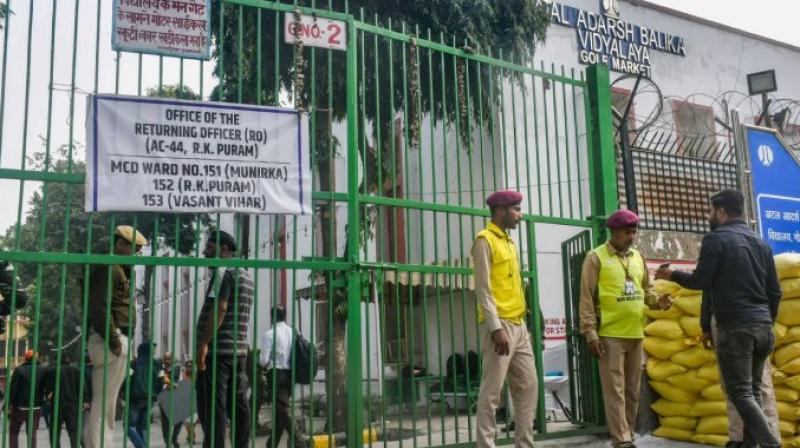 Tight security arrangements in Delhi for MCD election