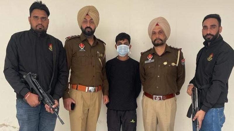 AGTF ARRESTS MAIN SHOOTER OF BHUPI RANA GANG FROM BARWALA AGTF ARRESTS MAIN SHOOTER OF BHUPI RANA GANG FROM BARWALA