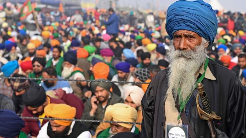 farmers protest