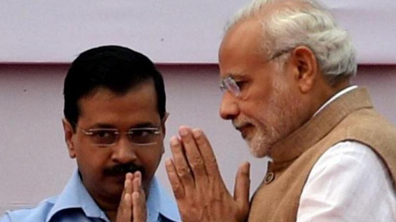 Arvind Kejriwal meets PM Modi, invites him to visit mohalla clinic & school in Delhi