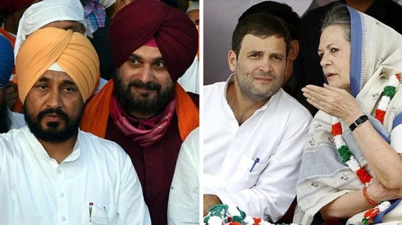 Charanjeet Channi, Sonia Gandhi Charanjeet Channi, Sonia Gandhi
