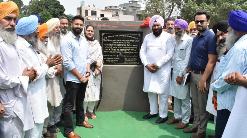 Local Bodies Minister lays foundation stones of several development projects worth Rs 76 lakh