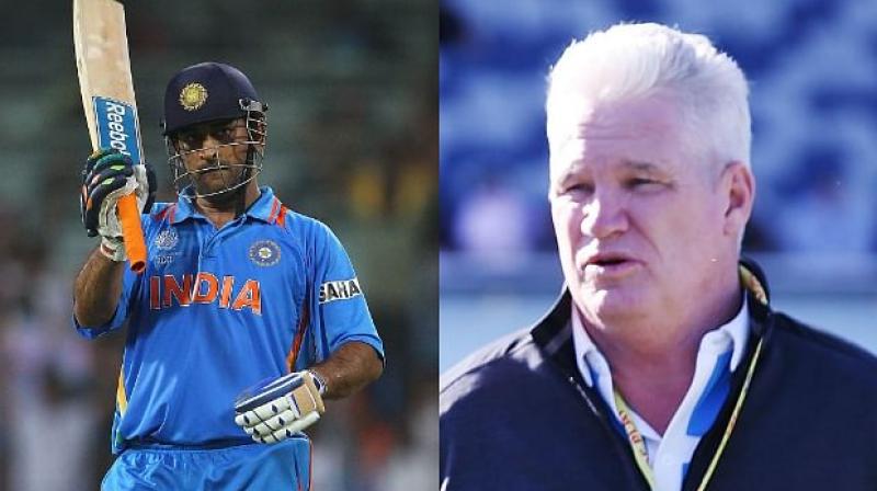 MS Dhoni and Deans Jones