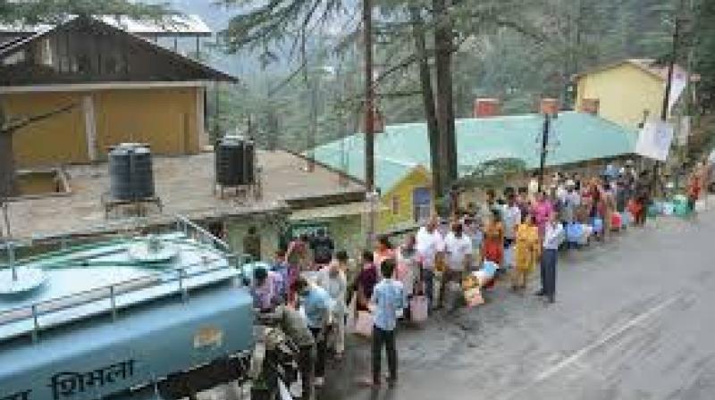 water problem shimla