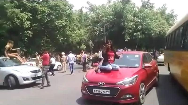 transgender protested mohali transgender protested mohali