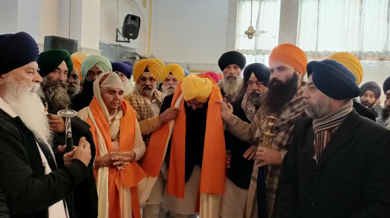 Gurdev Singh Kaunke's martyrdom day was celebrated at Gurdwara Rakab Ganj Sahib Gurdev Singh Kaunke's martyrdom day was celebrated at Gurdwara Rakab Ganj Sahib