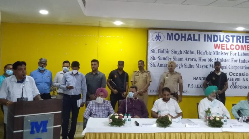 PSIEC hands over Industrial Area Phase 8A and 8B to MC Mohali PSIEC hands over Industrial Area Phase 8A and 8B to MC Mohali