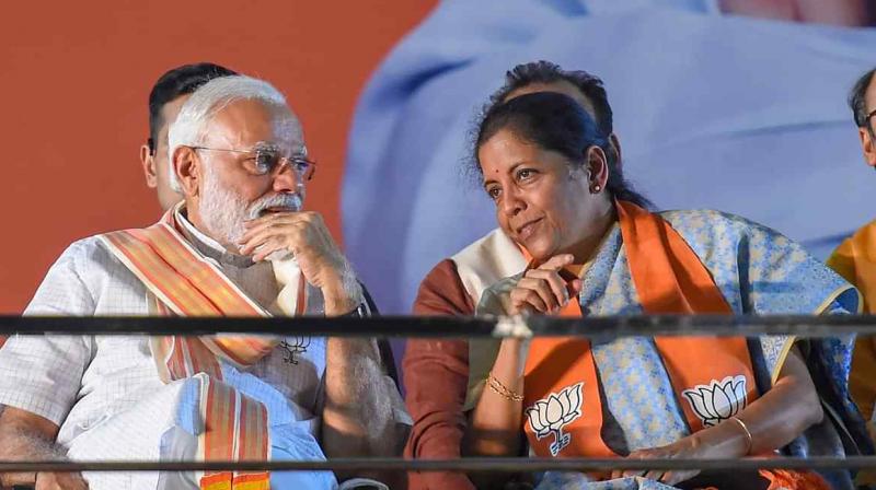 PM Narendra Modi and Nirmala Sitharaman