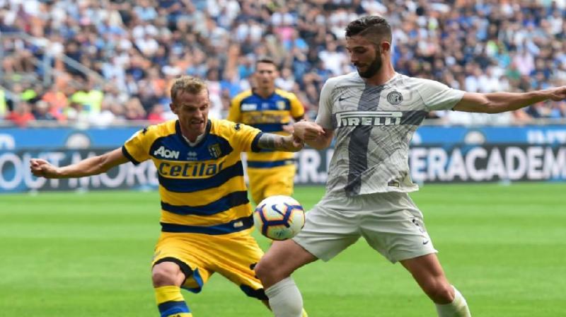 Inter Milan defeated Parma Inter Milan defeated Parma
