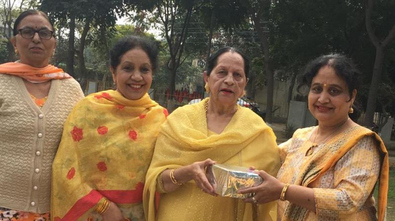 Basant Panchami celebrate with children Basant Panchami celebrate with children