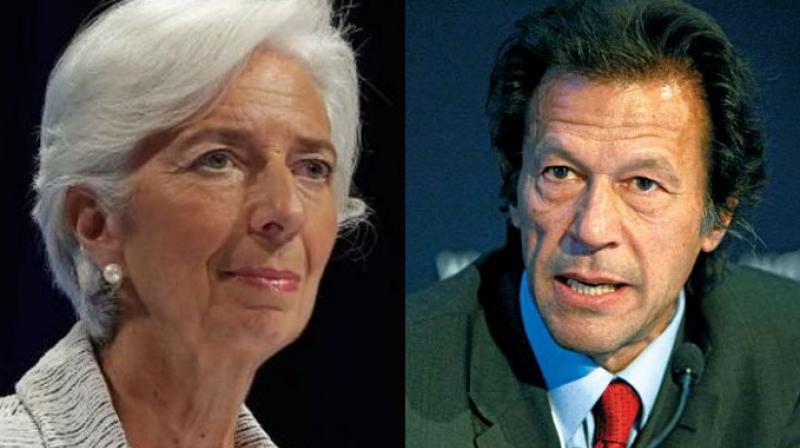 IMF Chief & Pak PM Imraan Khan IMF Chief & Pak PM Imraan Khan