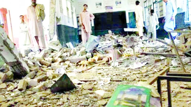 Pakistan's Child Primary School is targeted by militants Pakistan's Child Primary School is targeted by militants
