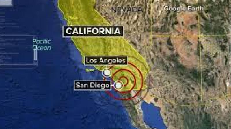 Earthquake in South California of America