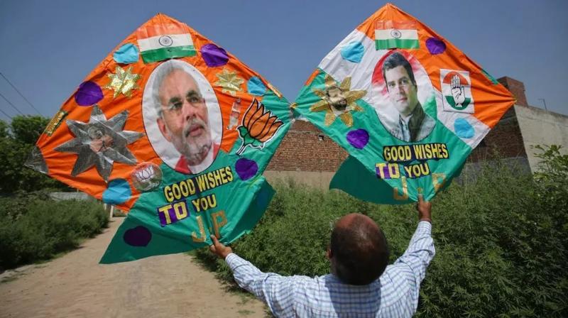 Loksabha Elections-2019 EC trendsbjp NDA Congress UPA Loksabha Elections-2019 EC trendsbjp NDA Congress UPA