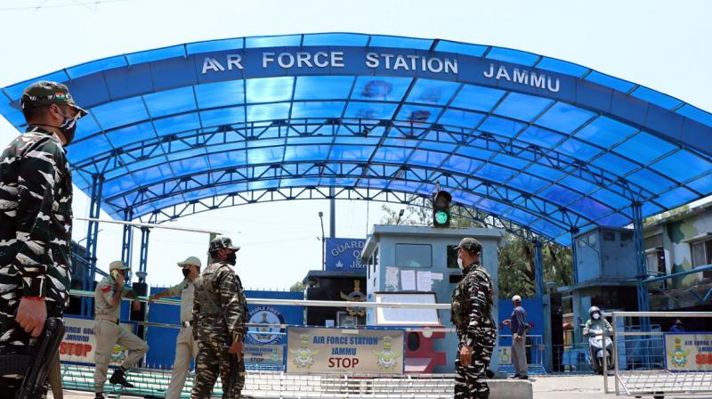 Nearly 2.5 kg of RDX used in bombs dropped on IAF station in Jammu Nearly 2.5 kg of RDX used in bombs dropped on IAF station in Jammu