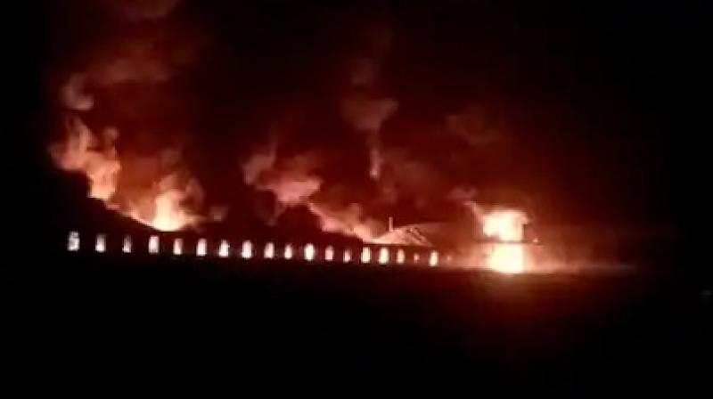 Rajpura Fire At Whirlpool Warehouse Millions Of Goods Burnt Rajpura Fire At Whirlpool Warehouse Millions Of Goods Burnt