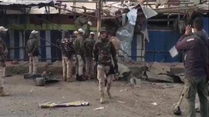 Jammu and Kashmir: Grenade attack on CRPF team in Tral Jammu and Kashmir: Grenade attack on CRPF team in Tral