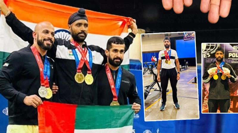 Punjabi boy wins gold medal at World Police and Fire Games in USA Punjabi boy wins gold medal at World Police and Fire Games in USA
