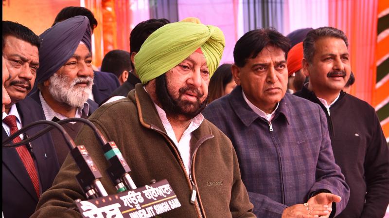 Capt. Amarinder Singh in Hoshiarpur Capt. Amarinder Singh in Hoshiarpur