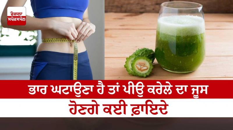 Drink bitter gourd juice if you want to lose weight