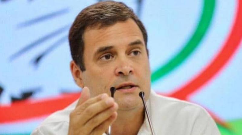 Rahul Gandhi commented on scrapping the section 370 Rahul Gandhi commented on scrapping the section 370