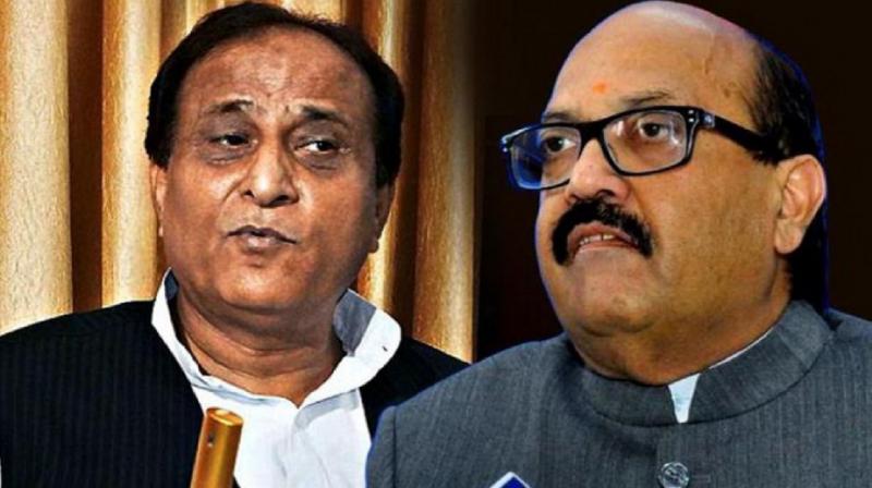 Amar Singh Files Complaint Against Azam Khan Amar Singh Files Complaint Against Azam Khan