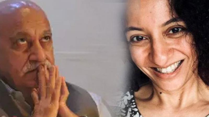 MJ Akbar and Priya Ramani