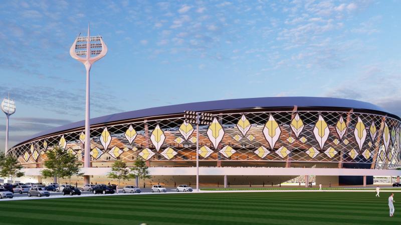 Prime Minister Modi laid the foundation stone of the International Cricket Stadium in Varanasi Prime Minister Modi laid the foundation stone of the International Cricket Stadium in Varanasi