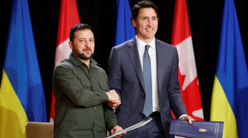 To gather more support for Ukraine, Zelenskiy addressed the Canadian Parliament To gather more support for Ukraine, Zelenskiy addressed the Canadian Parliament