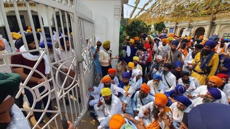 Protest  Of Sikh organizations
