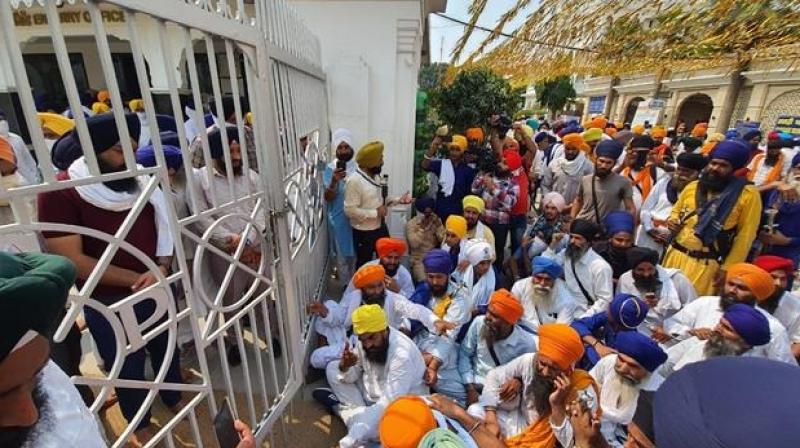 Protest Of Sikh organizations Protest Of Sikh organizations