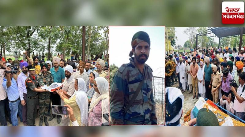 Martyred jawan Sahajpal Singh cremated with honours