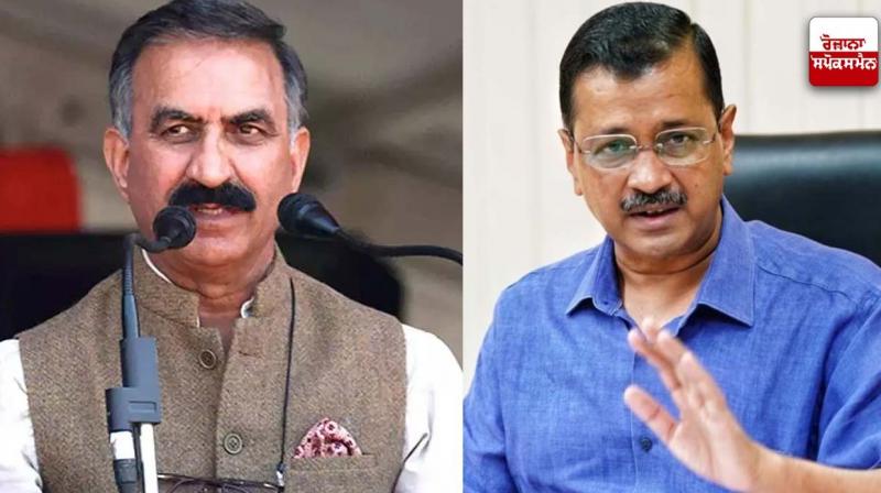 Himachal CM Sukhu discusses water sharing issue with Kejriwal in Delhi Himachal CM Sukhu discusses water sharing issue with Kejriwal in Delhi