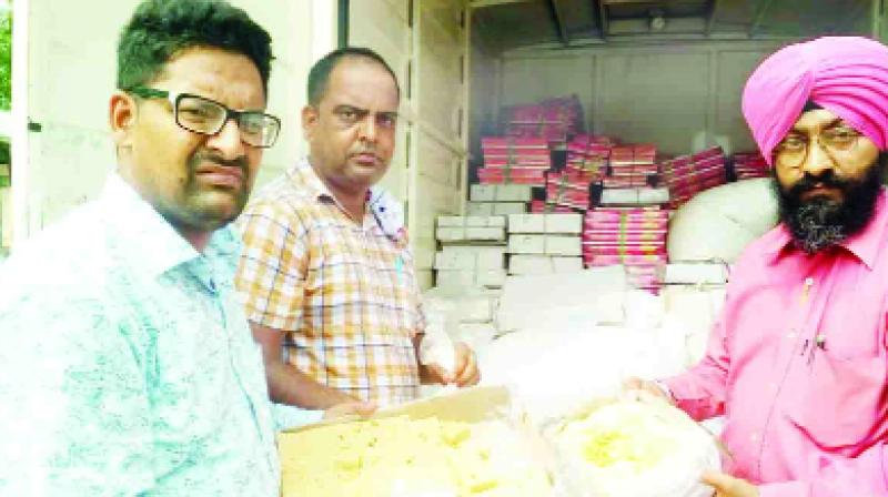 Food Safety and Dairy Development teams during raids