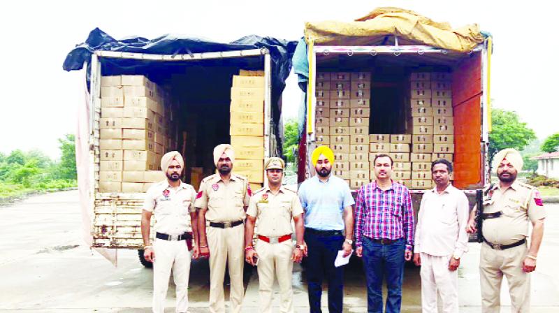 2100 boxes of illegal liquor Recovered 2100 boxes of illegal liquor Recovered