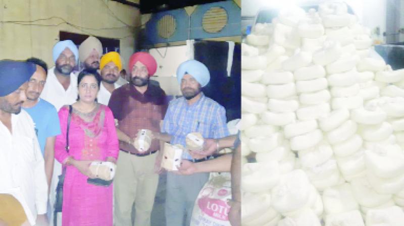Destroyed 8 quintals poorly milked, 12 quintal cheese seized
