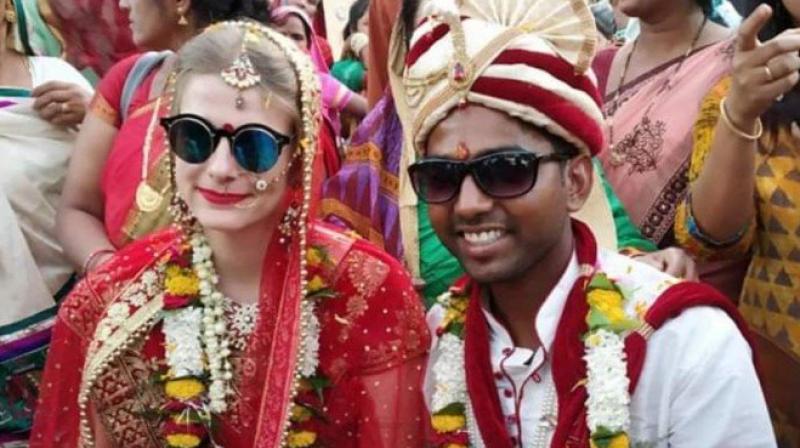 German Girl married With UP Boy German Girl married With UP Boy